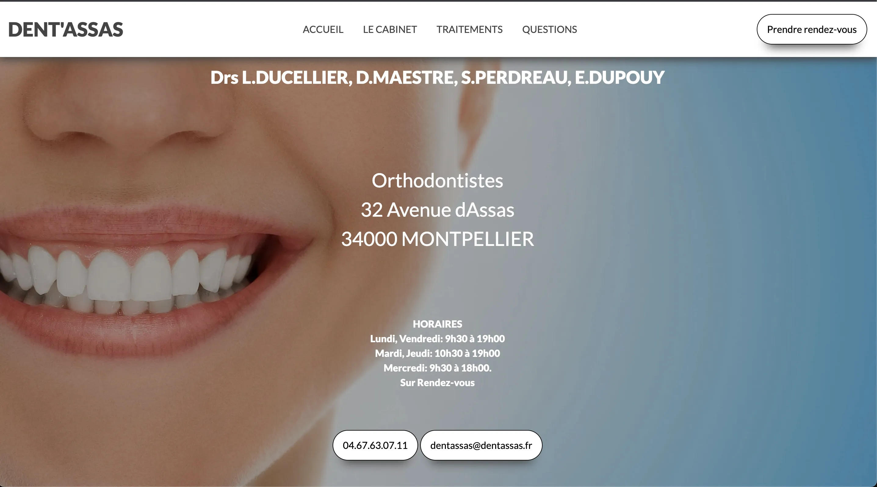 Site web dentassas.fr